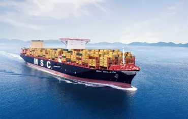 MSC first container carrier