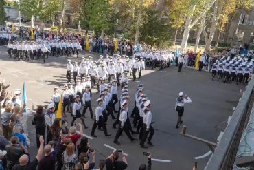 Odesa Maritime Academy Cadets’ Initiation Ceremony Apha Navigation 13